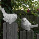 statues de petits moineaux