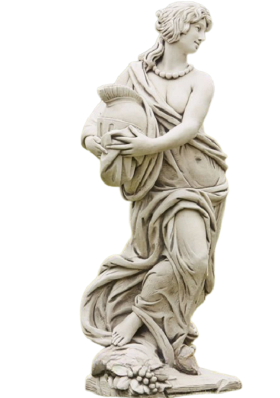 Statue de jardin en pierre Déesse Athéna